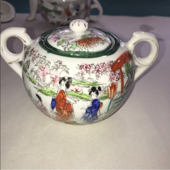 (16) PIECE SET Japanese Porcelain Geisha Girls - Picture 5 of 14